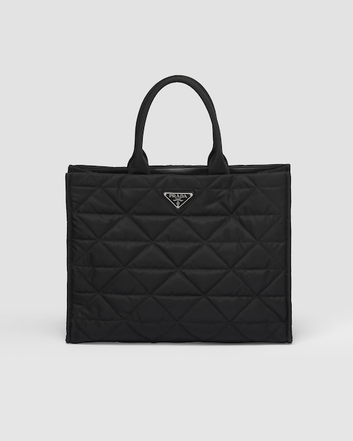 Prada Re-Nylon shopping bag with topstitching 1