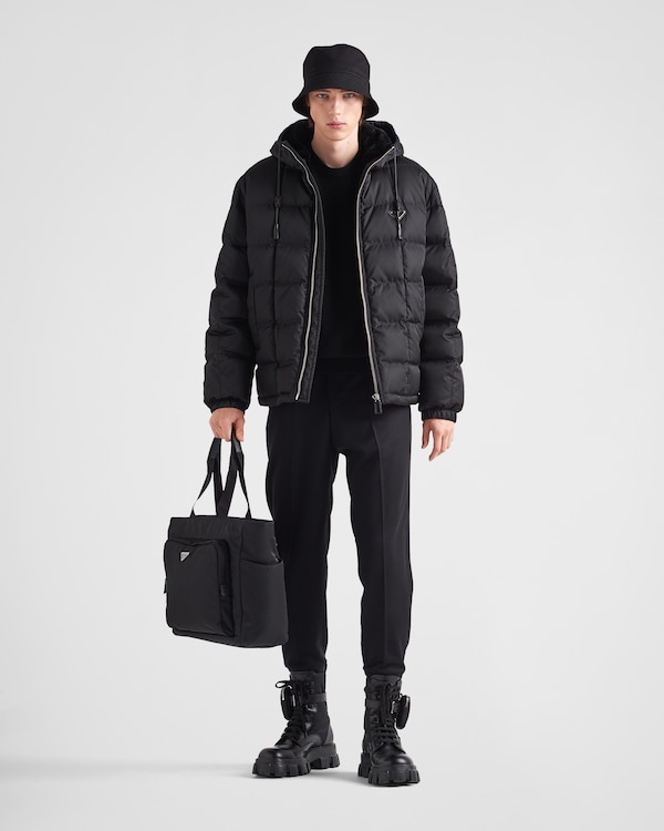 Saffiano leather and Re-Nylon tote bag Saffiano leather and Re-Nylon tote bag