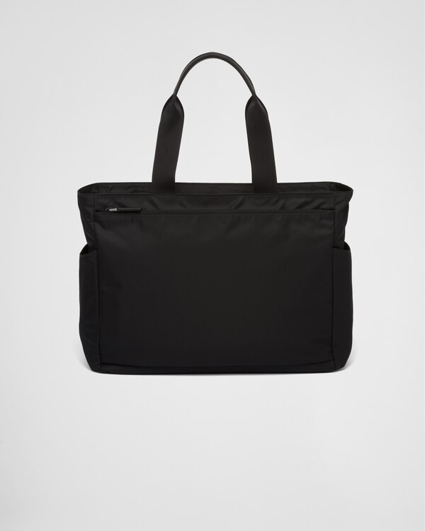 Saffiano leather and Re-Nylon tote bag Saffiano leather and Re-Nylon tote bag