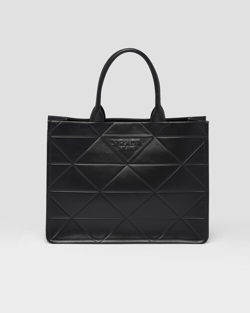 Prada Leather tote bag with topstitching 1