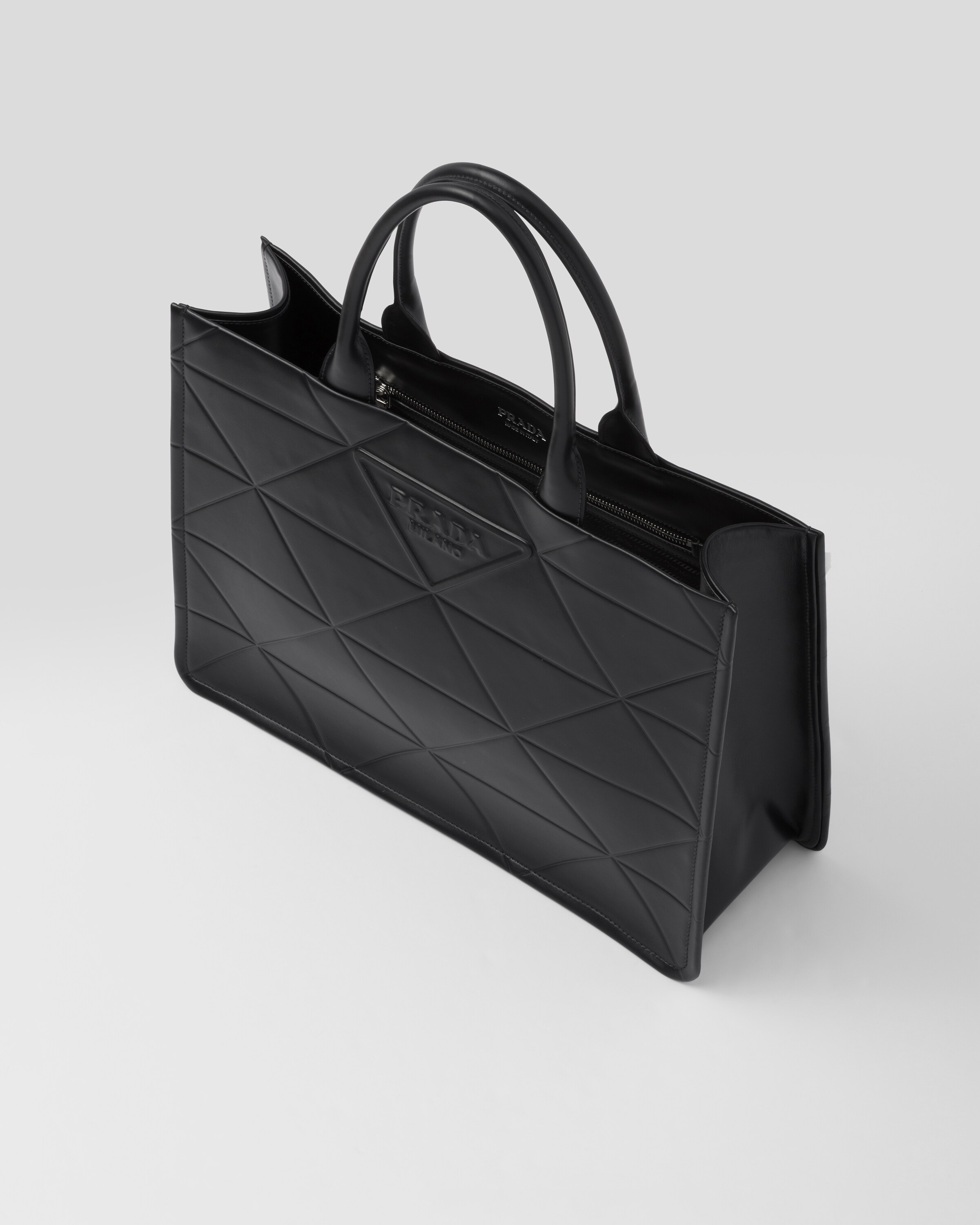 Prada Leather tote bag with topstitching 3