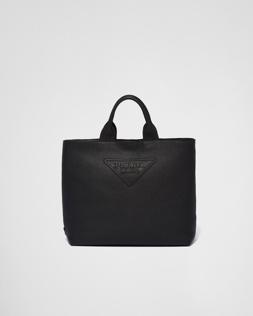 Prada nylon and leather tote Clearance