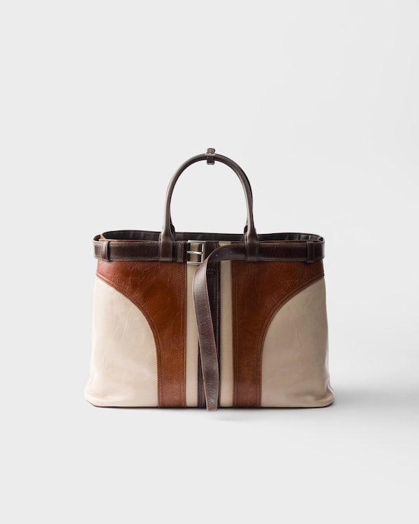 ブラウン スエード トートバッグ | PRADA
