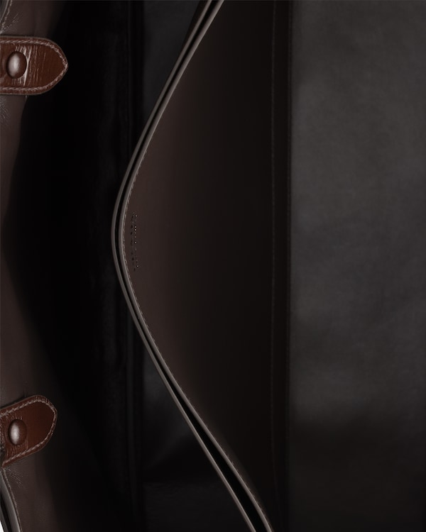 Prada Buckle antiqued leather bag with belt Prada Buckle antiqued leather bag with belt