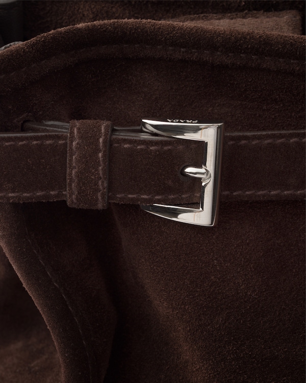 Prada Bonnie suede tote bag Prada Bonnie suede tote bag