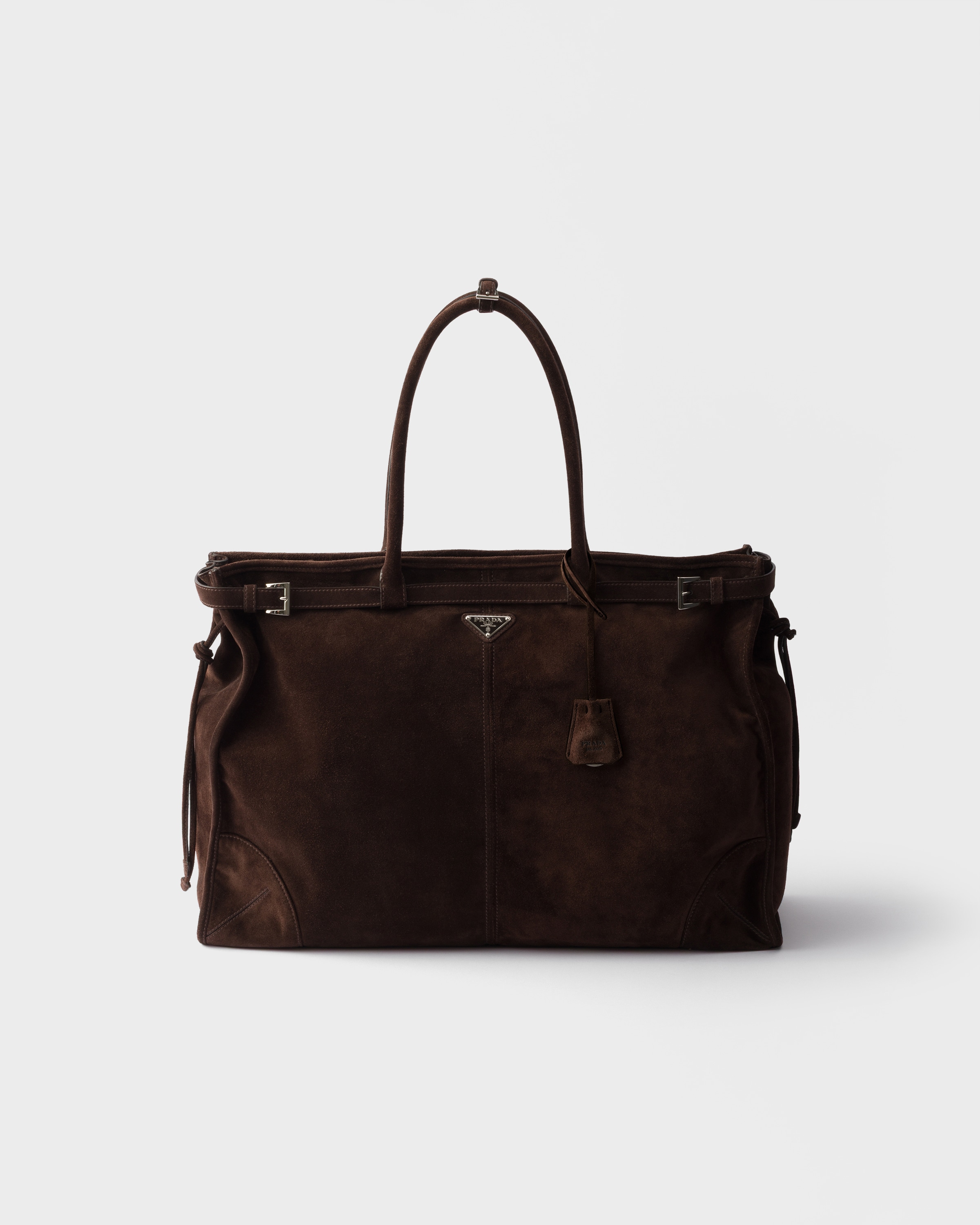 Prada Prada Bonnie suede tote bag