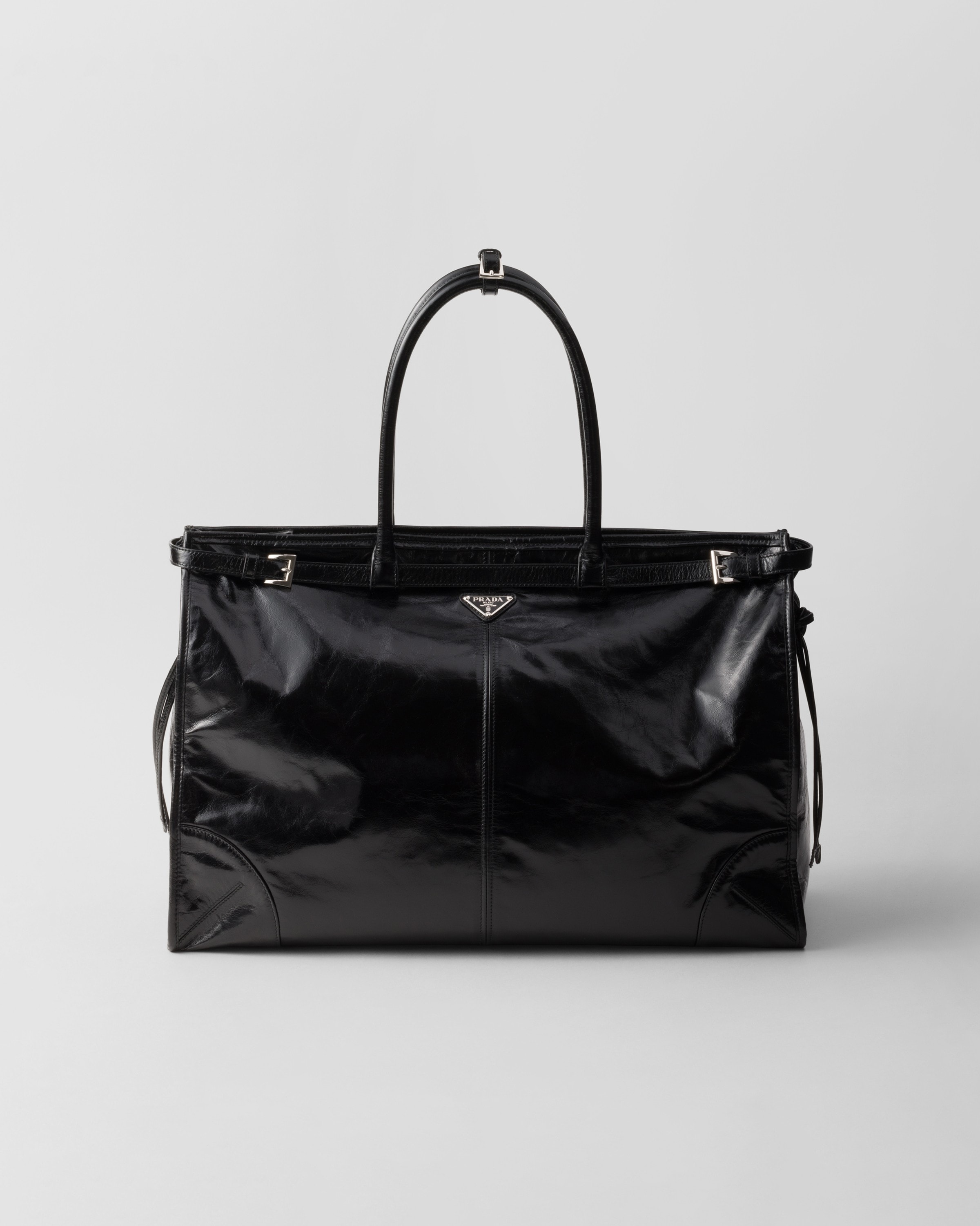 Cabas En Cuir Noir | PRADA
