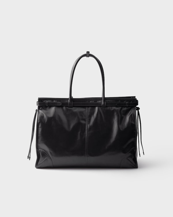 Prada Bonnie leather tote bag - Black Prada Bonnie leather tote bag - Black