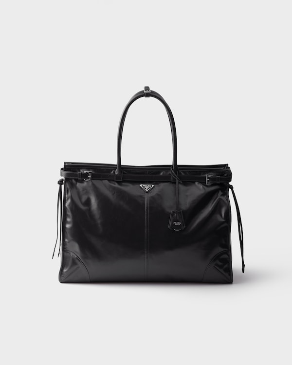 Prada Bonnie leather tote bag - Black Prada Bonnie leather tote bag - Black