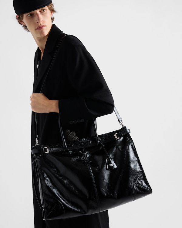 Prada Bonnie leather tote bag - Black Prada Bonnie leather tote bag - Black