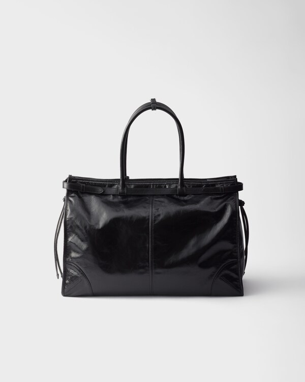 Prada Bonnie leather tote bag - Black Prada Bonnie leather tote bag - Black