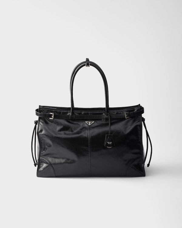 Prada Bonnie leather tote bag - Black Prada Bonnie leather tote bag - Black