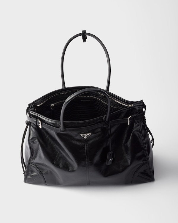 Prada Bonnie leather tote bag - Black Prada Bonnie leather tote bag - Black