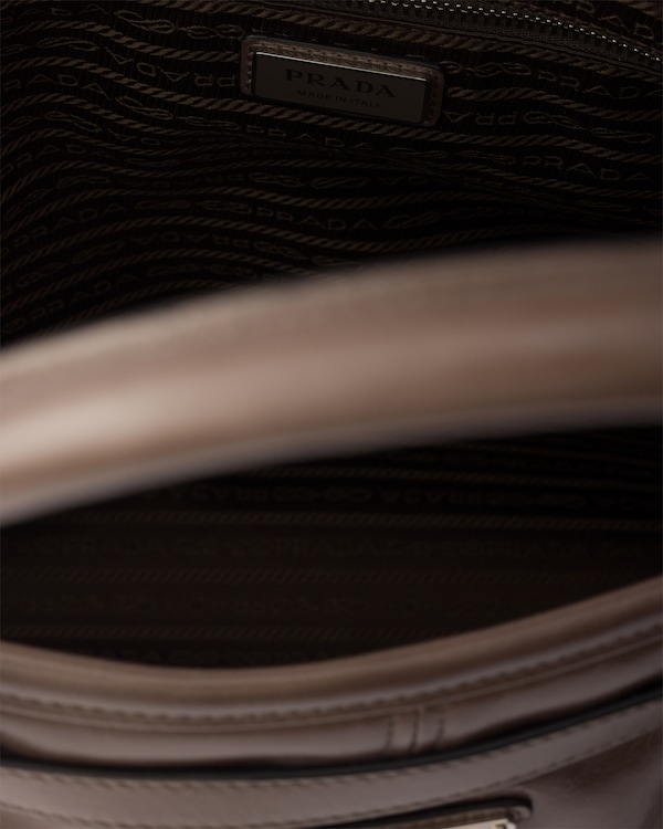 Prada Bonnie leather tote bag - Clay Prada Bonnie leather tote bag - Clay