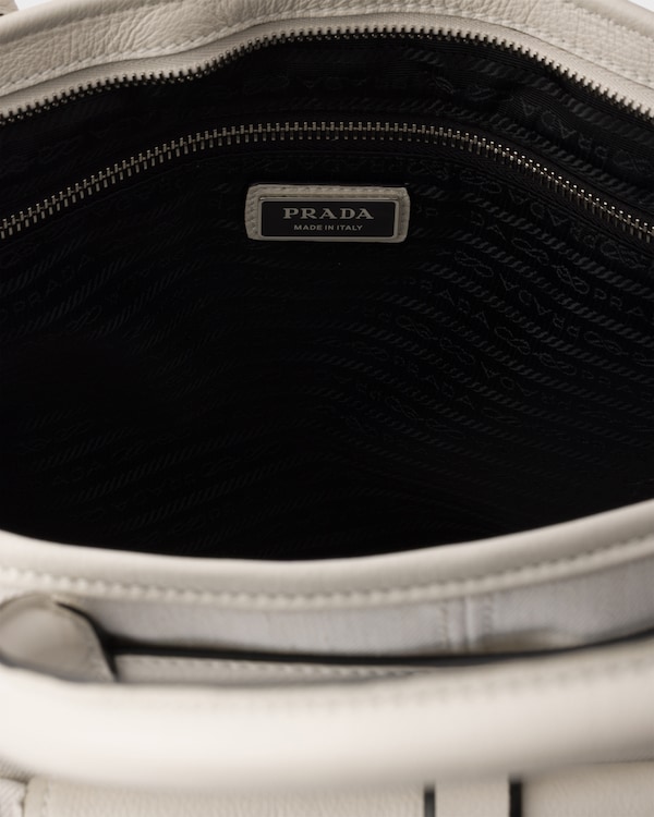 Borsa shopping Prada Bonnie in denim e pelle - Bianco Borsa shopping Prada Bonnie in denim e pelle - Bianco