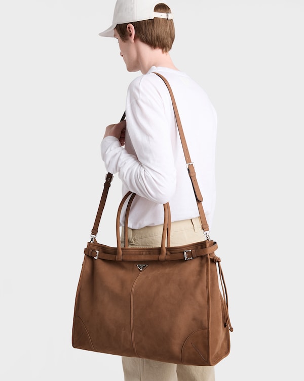 Nubuck皮革托特包 - 可可棕 Nubuck皮革托特包 - 可可棕