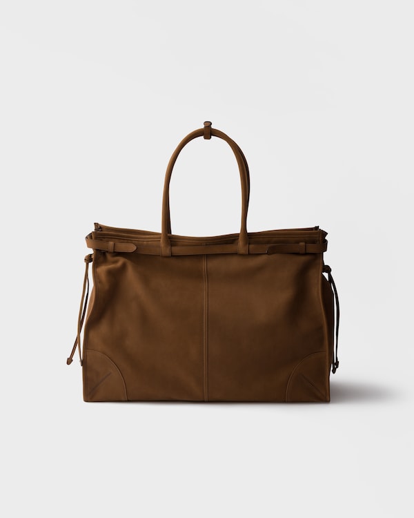 Nubuck皮革托特包 - 可可棕 Nubuck皮革托特包 - 可可棕