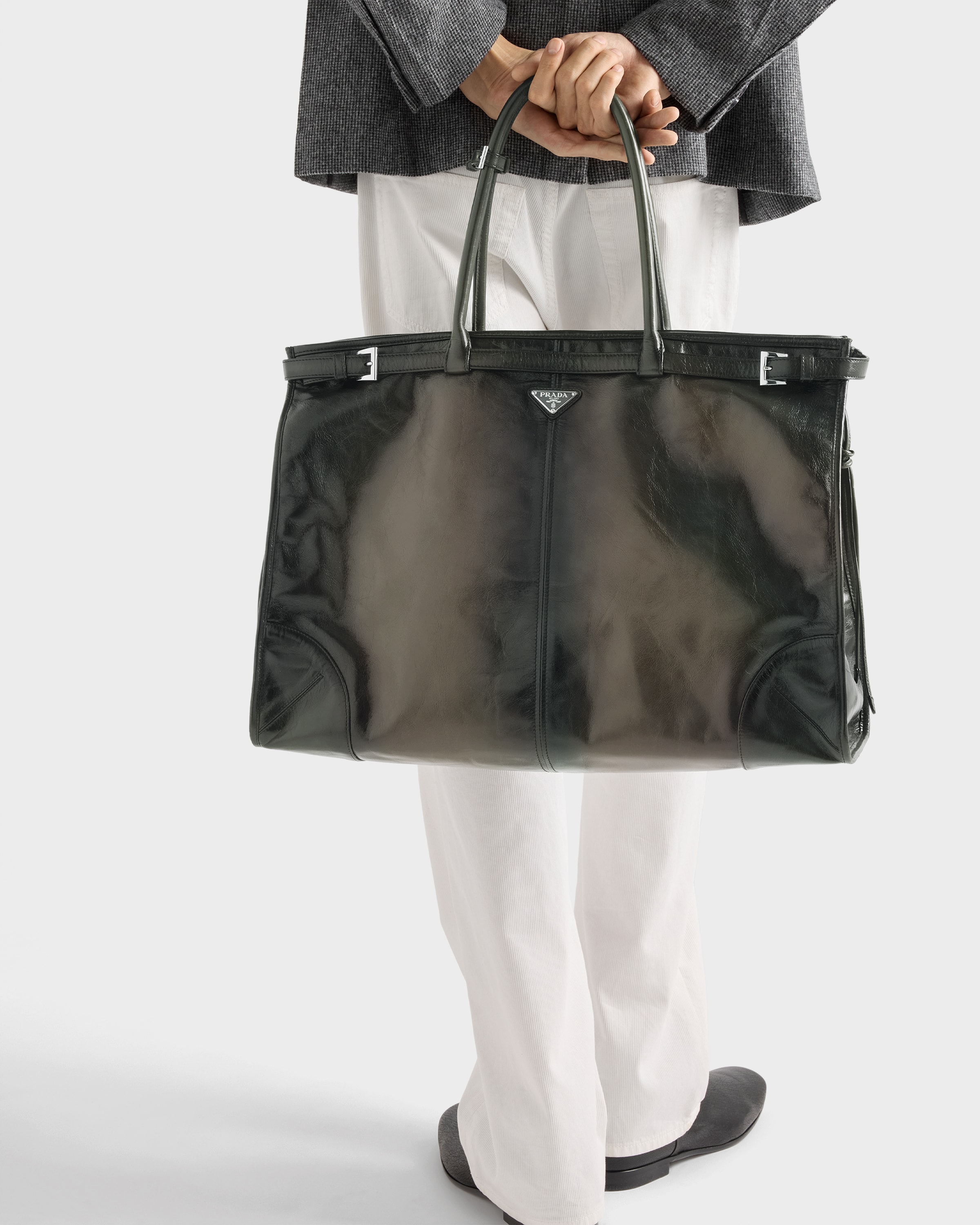 フォレスト プラダ ボニー アンティークレザー トートバッグ | PRADA
