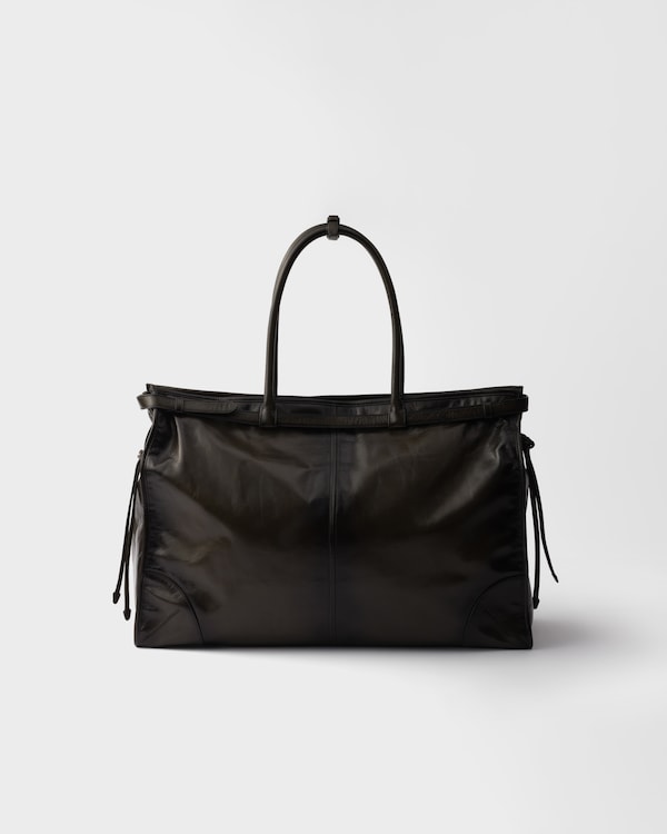 Prada Bonnie antiqued leather tote bag Prada Bonnie antiqued leather tote bag