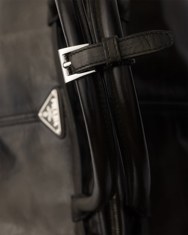 Prada Bonnie antiqued leather tote bag Prada Bonnie antiqued leather tote bag