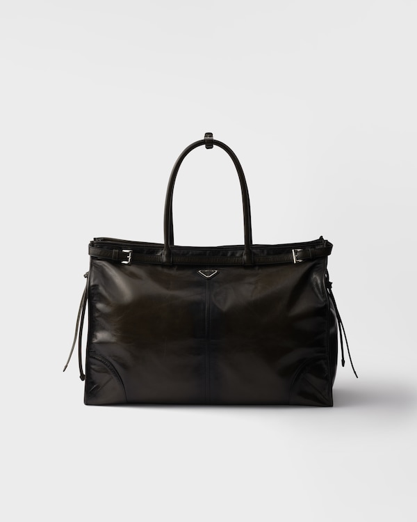 Prada Bonnie antiqued leather tote bag Prada Bonnie antiqued leather tote bag