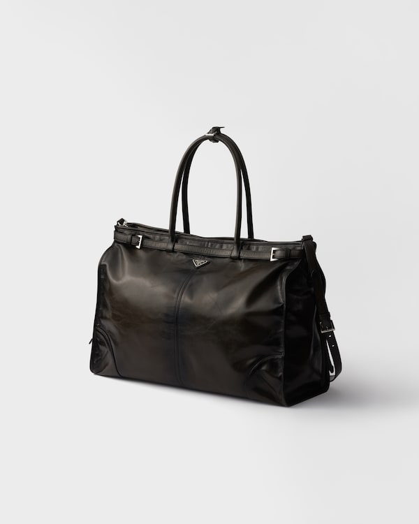 Prada Bonnie antiqued leather tote bag Prada Bonnie antiqued leather tote bag