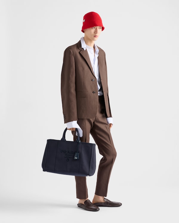 Très grand cabas Prada Jardinière en toile Très grand cabas Prada Jardinière en toile