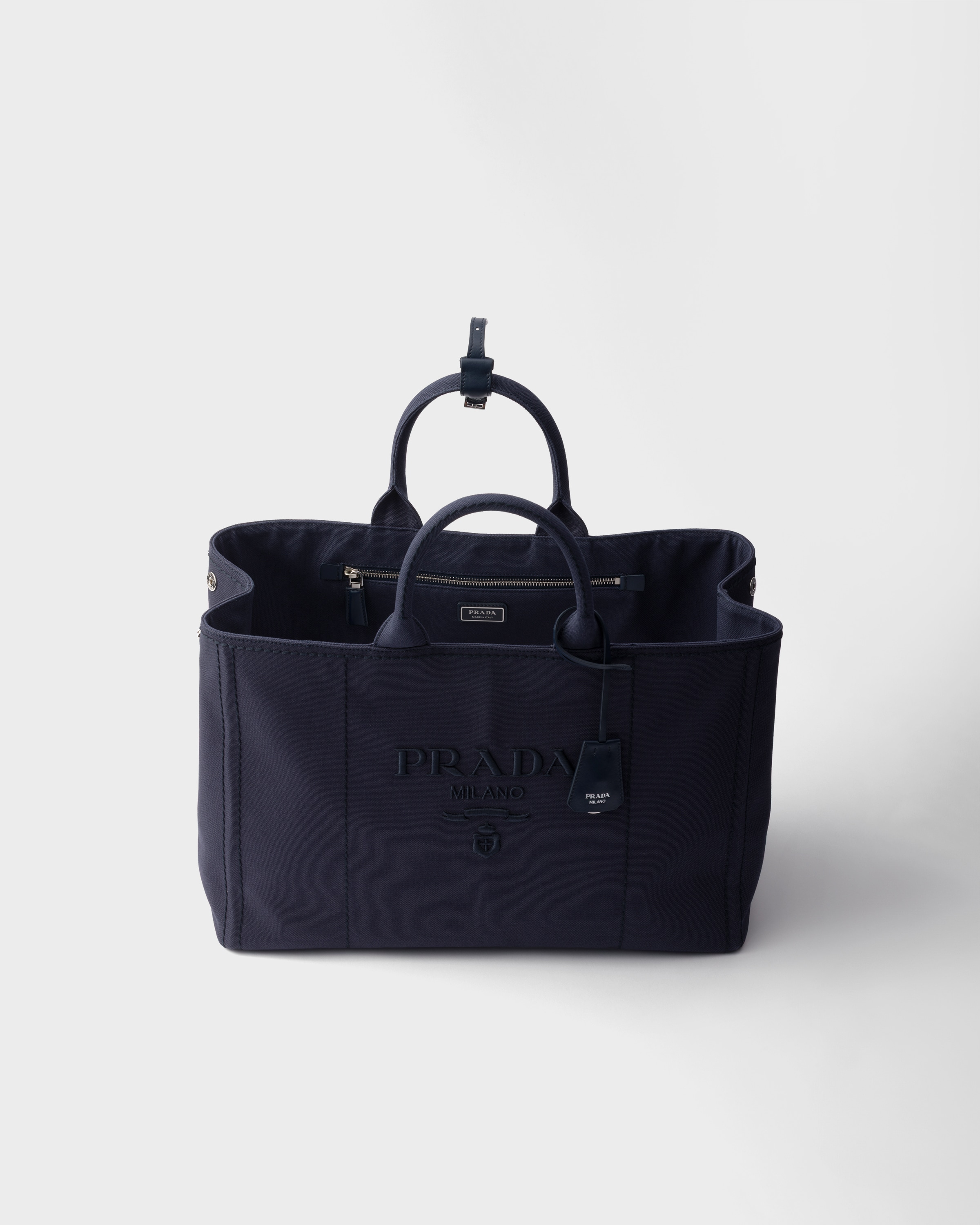 ★決算特価商品★ ネイビー PRADA | トートバッグ キャンバス バッグ