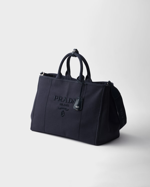 Très grand cabas Prada Jardinière en toile Très grand cabas Prada Jardinière en toile