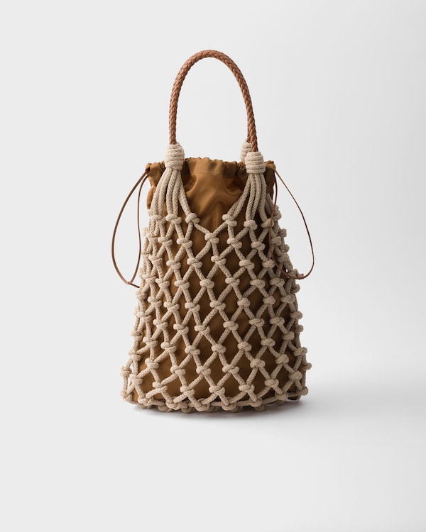 코튼 코드 마크라메 토트백 코튼 코드 마크라메 토트백