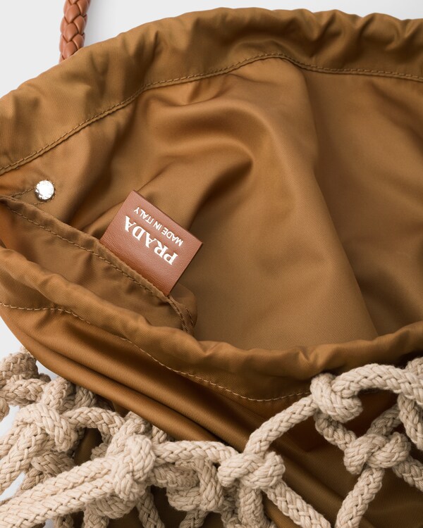 코튼 코드 마크라메 토트백 코튼 코드 마크라메 토트백