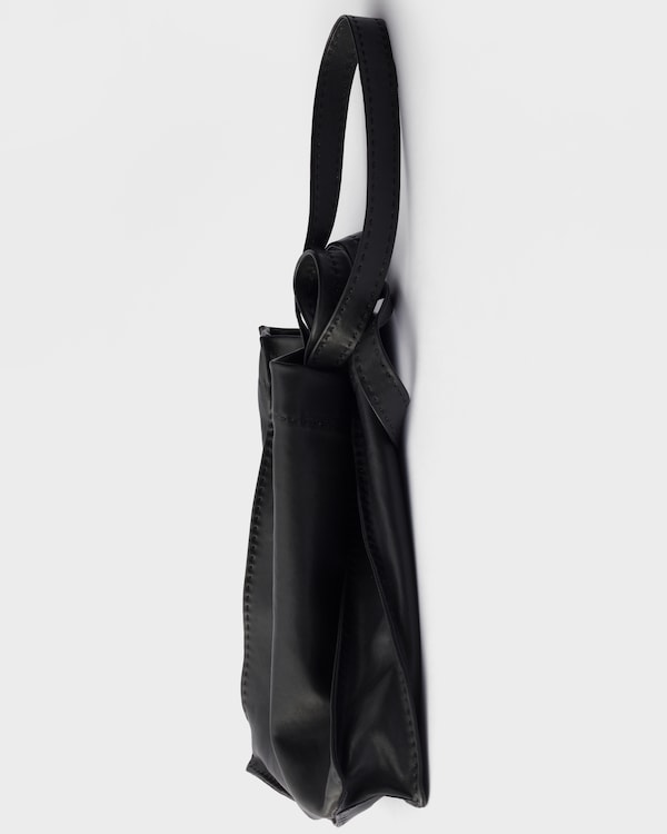 Nappa leather tote bag - Black Nappa leather tote bag - Black