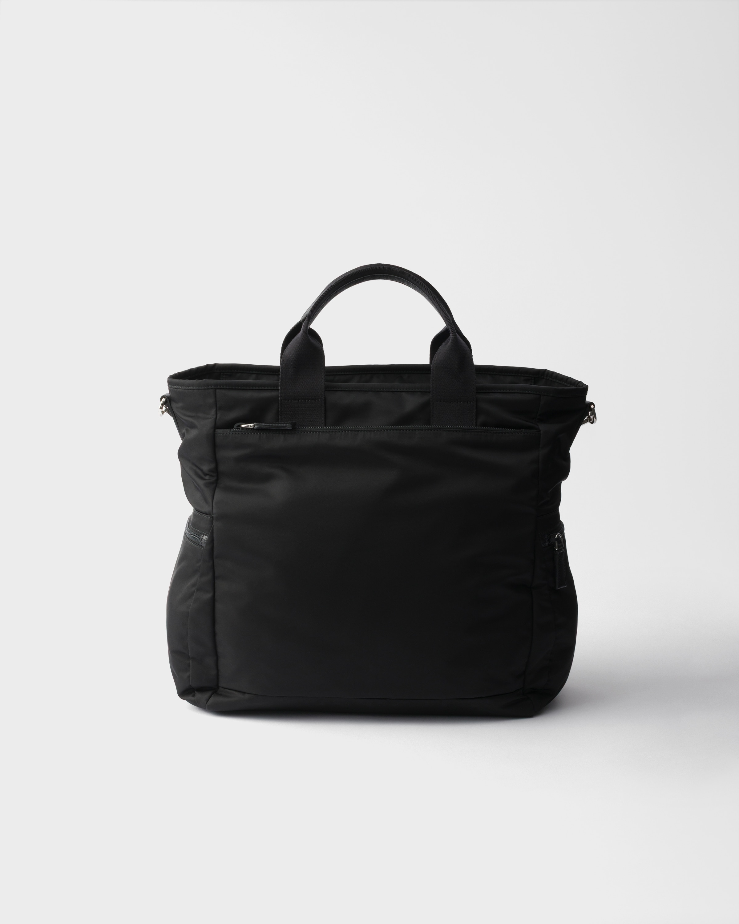 ブラック Re-nylon And Saffiano Leather Tote Bag | PRADA - 日本