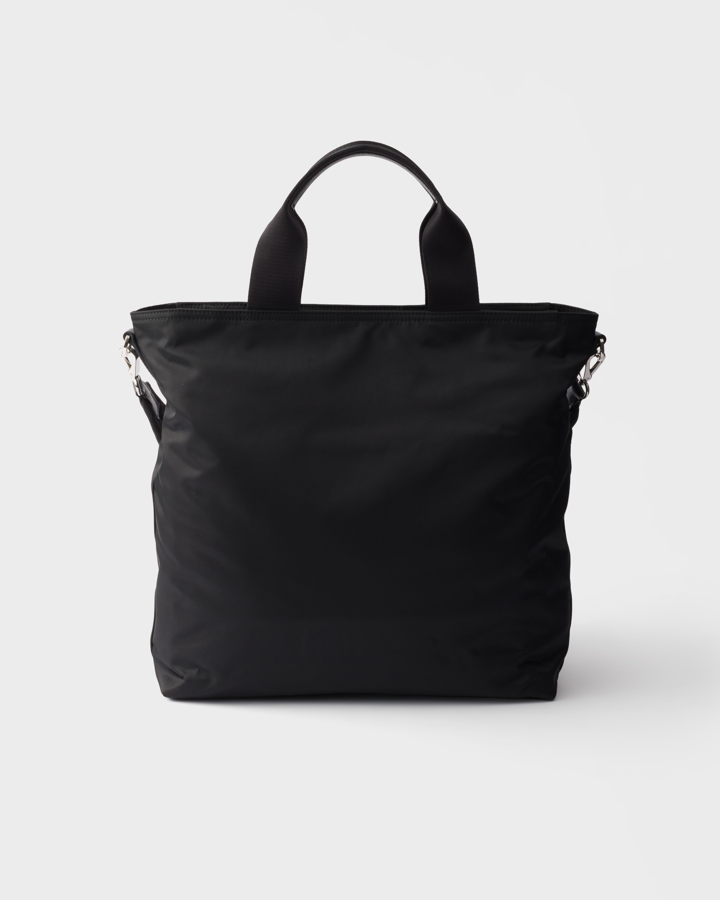 プラダ　ブラック　トートバッグ ブラック プラダ エクスプローラ Re-Nylon レザー トートバッグ