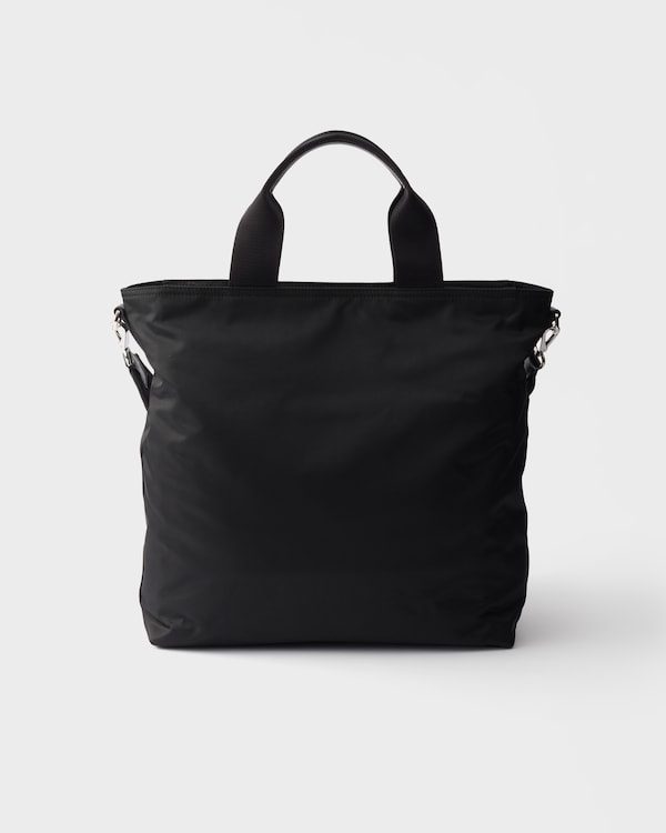 Prada Explore Re-Nylon and leather tote bag - Black Prada Explore Re-Nylon and leather tote bag - Black