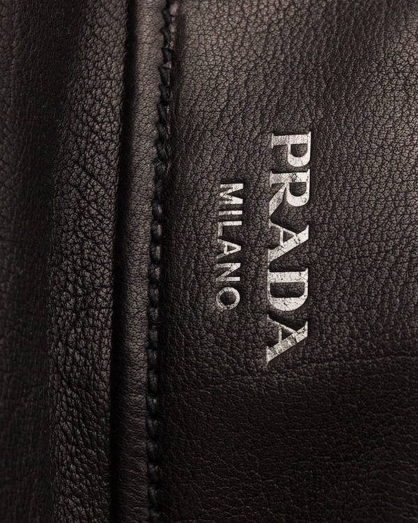 Prada Route leather tote bag - Black Prada Route leather tote bag - Black