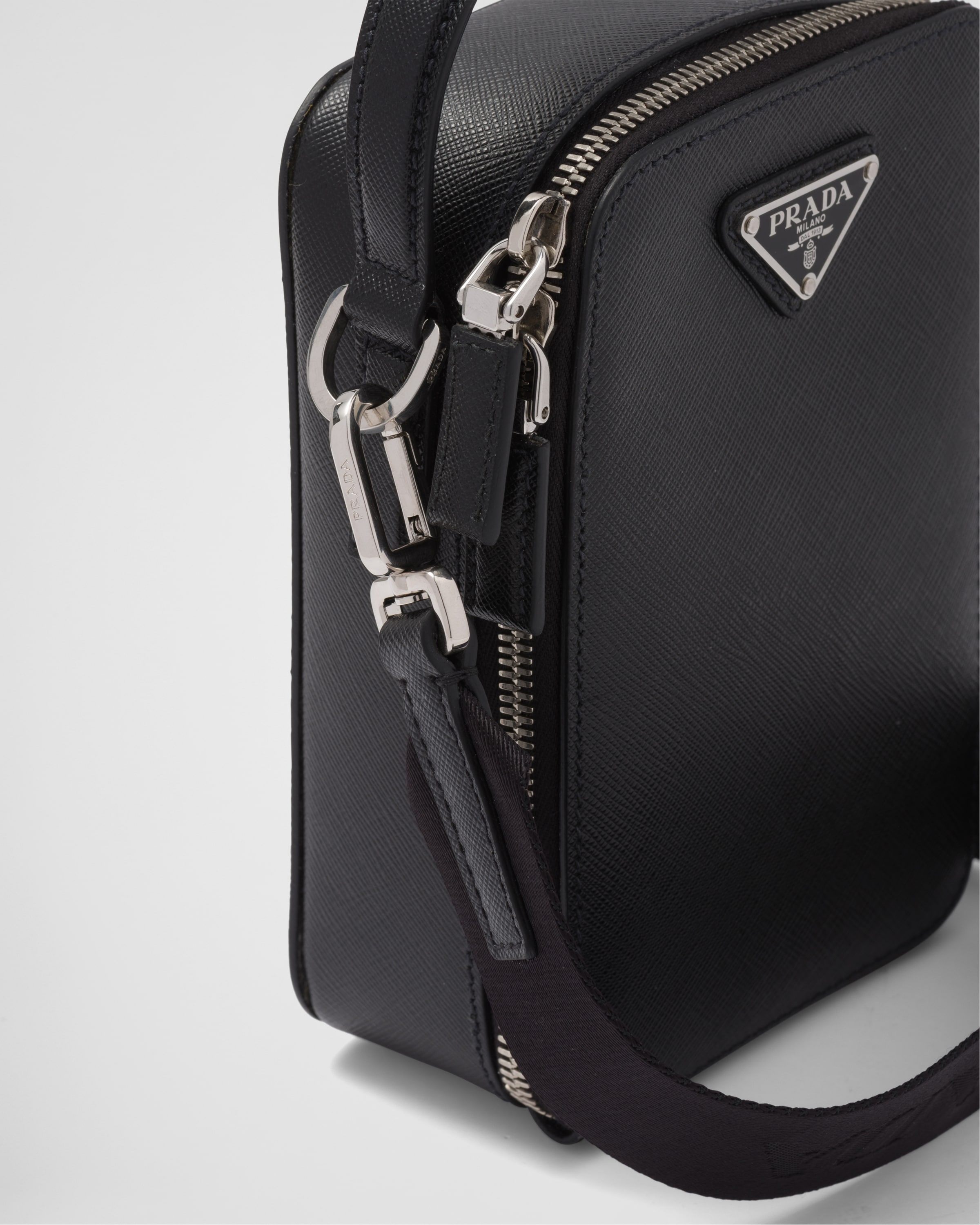 Saffiano leather prada brique bag shop