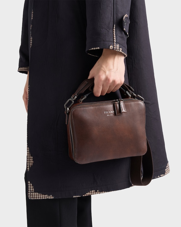 Prada Brique leather bag - Cocoa Brown Prada Brique leather bag - Cocoa Brown