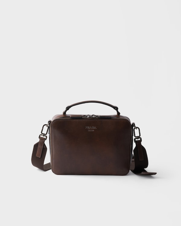 Prada Brique leather bag - Cocoa Brown Prada Brique leather bag - Cocoa Brown