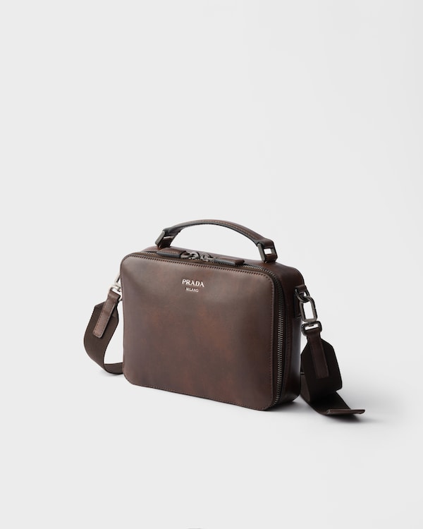 Prada Brique leather bag - Cocoa Brown Prada Brique leather bag - Cocoa Brown