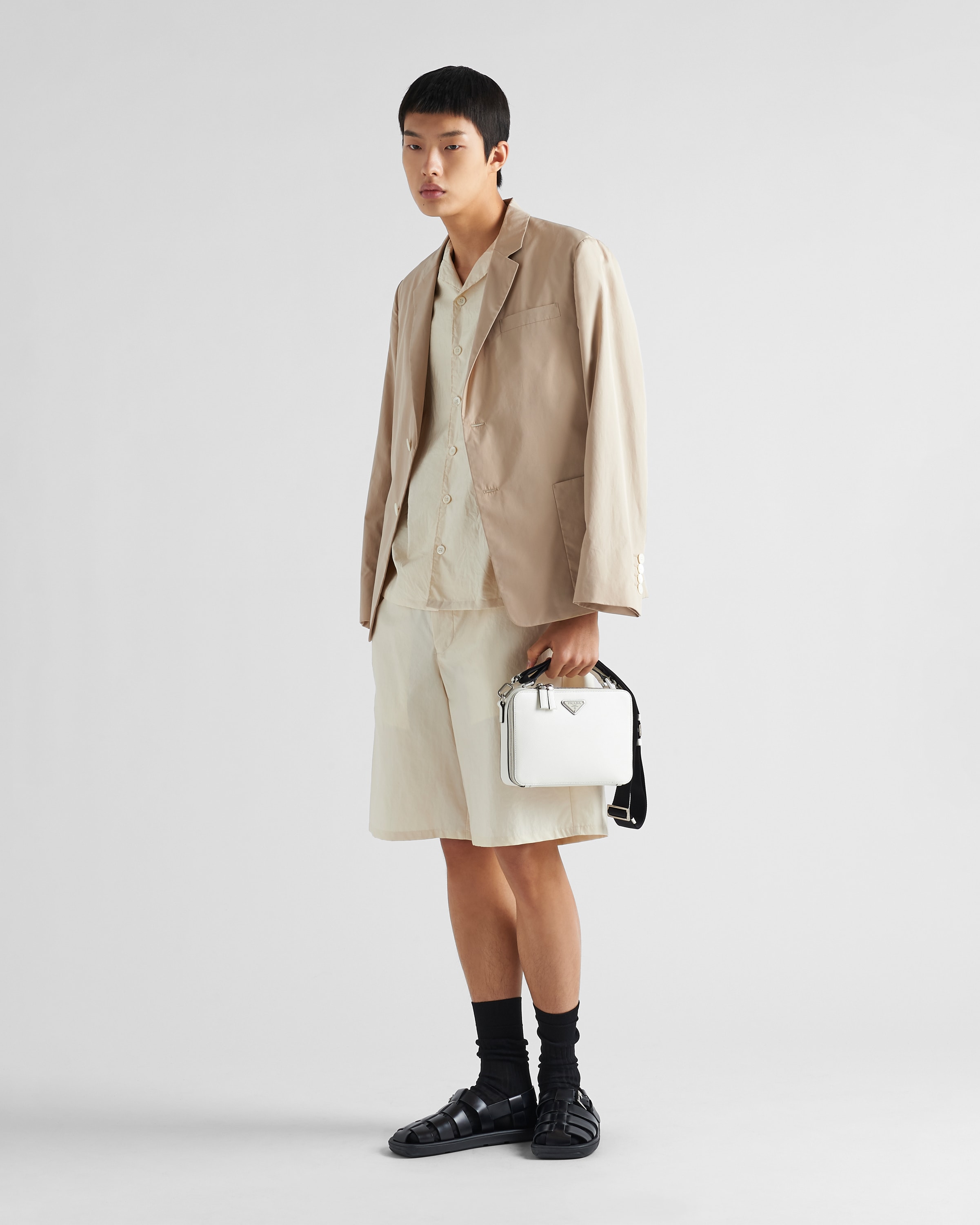 Prada حقيبة Prada Brique من جلد سافيانو 8