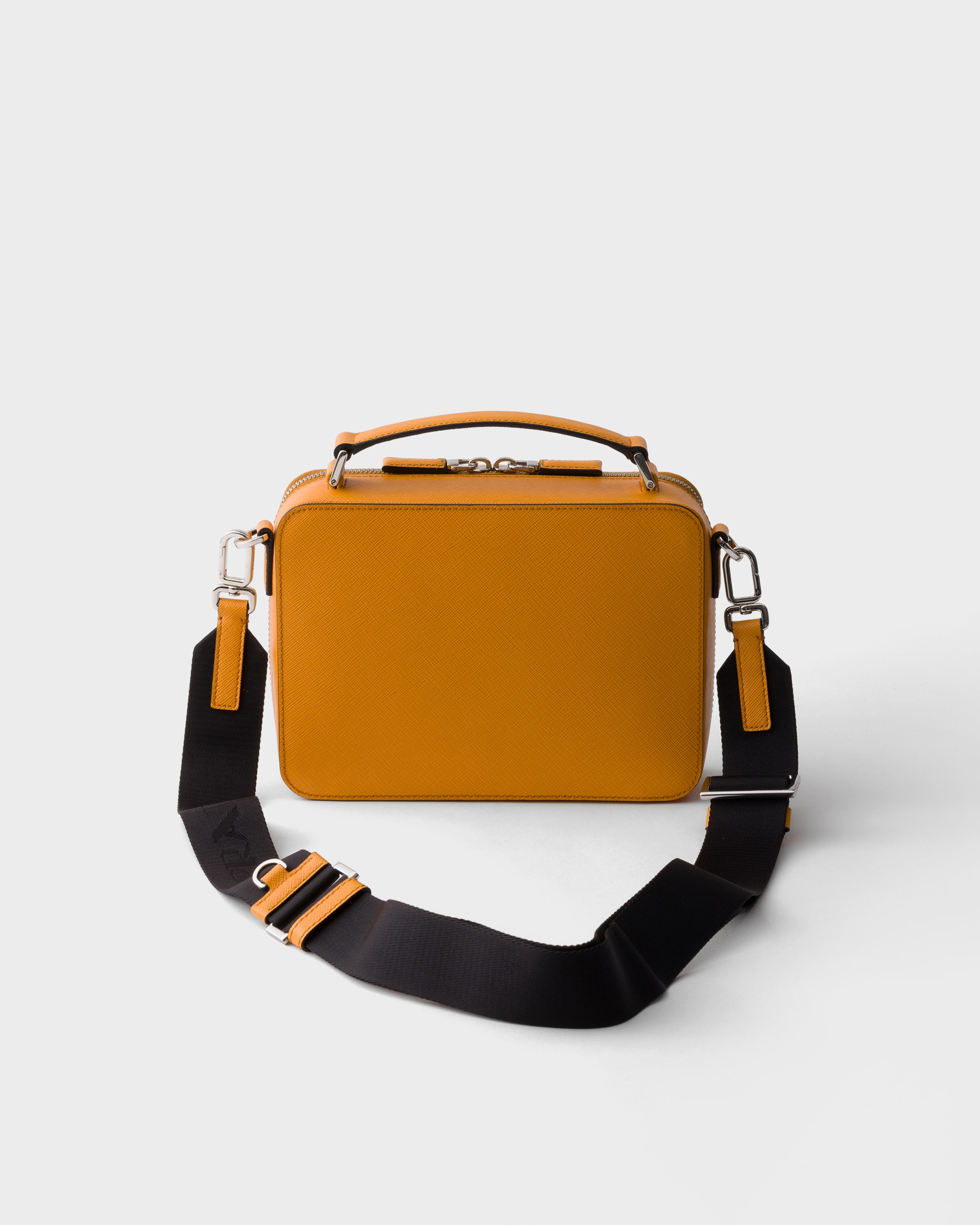 Amber Prada Brique medium Saffiano leather bag | PRADA - United States