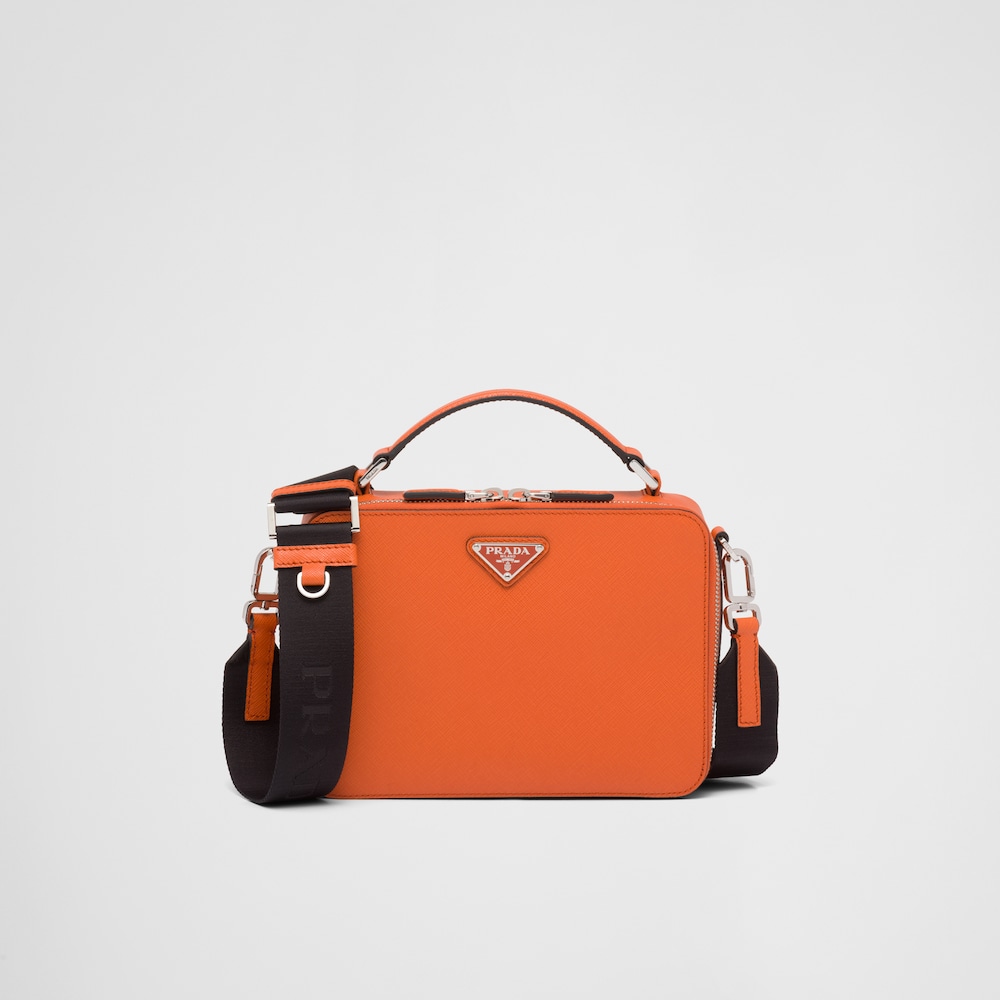 Prada Medium Prada Brique Saffiano leather bag 1