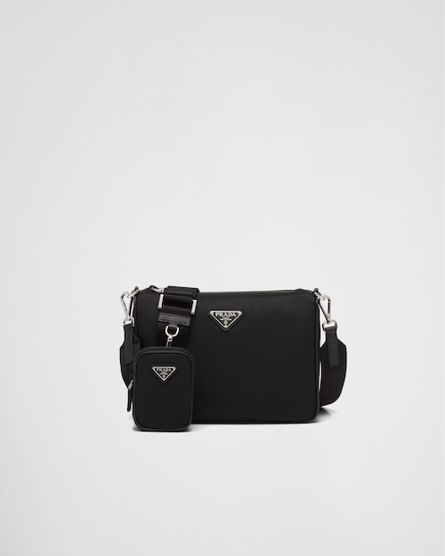 パターン PRADA Re Nylon x サフィアーノ レザー ショルダー - 通販