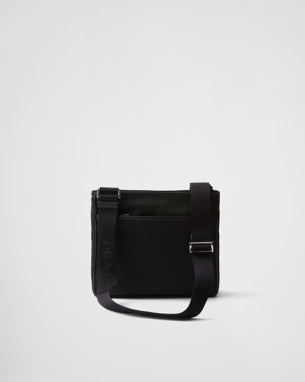 Re-Nylon and Saffiano leather shoulder bag Re-Nylon and Saffiano leather shoulder bag