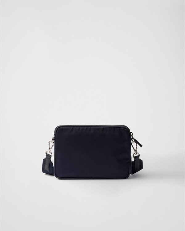 Re-Nylon and Saffiano leather shoulder bag Re-Nylon and Saffiano leather shoulder bag