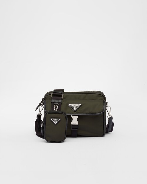 Prada Re-Nylon and Saffiano leather shoulder bag 1