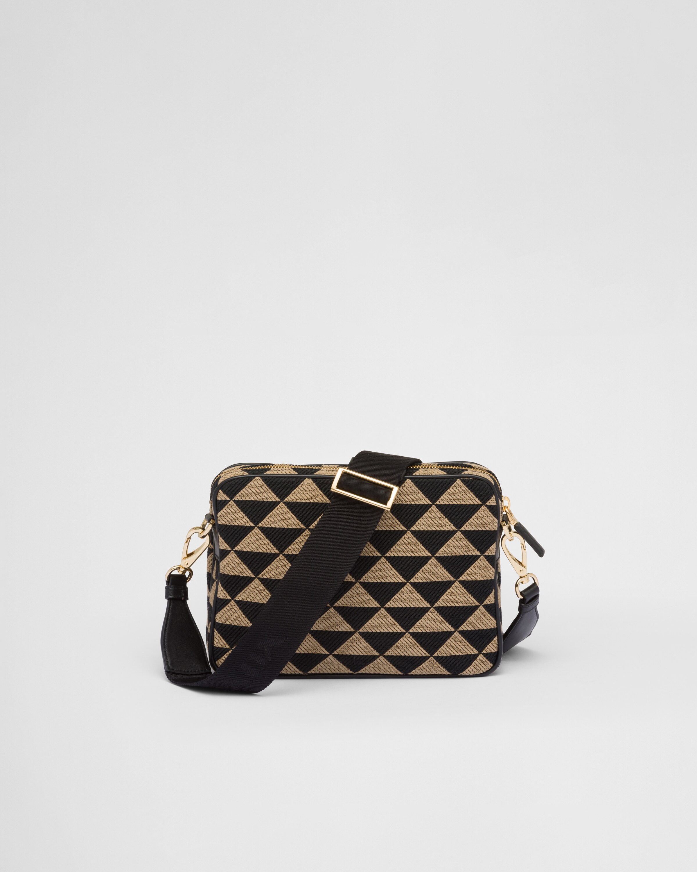 Prada Prada Symbole embroidered fabric bag 4