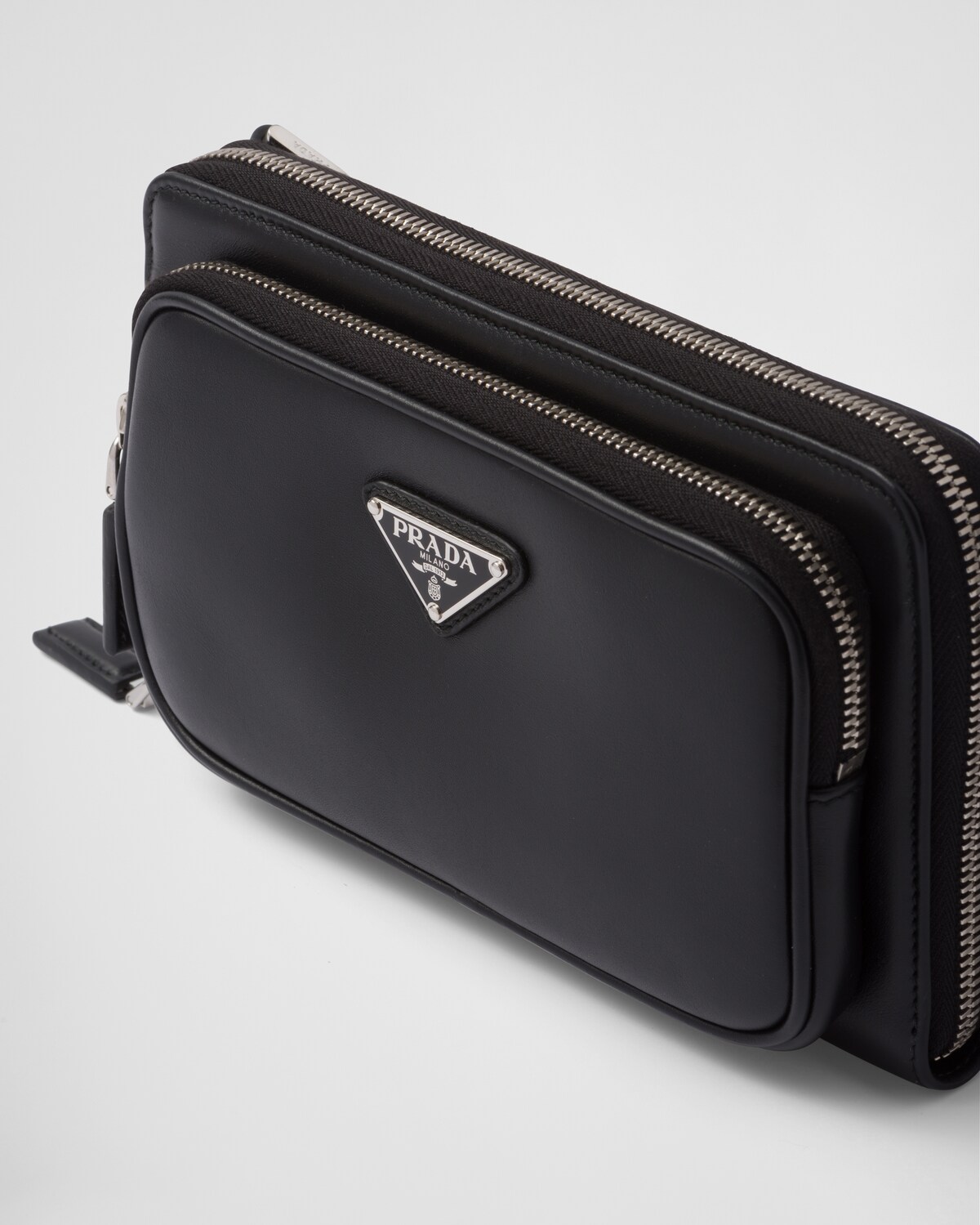 Black Leather Belt Bag PRADA