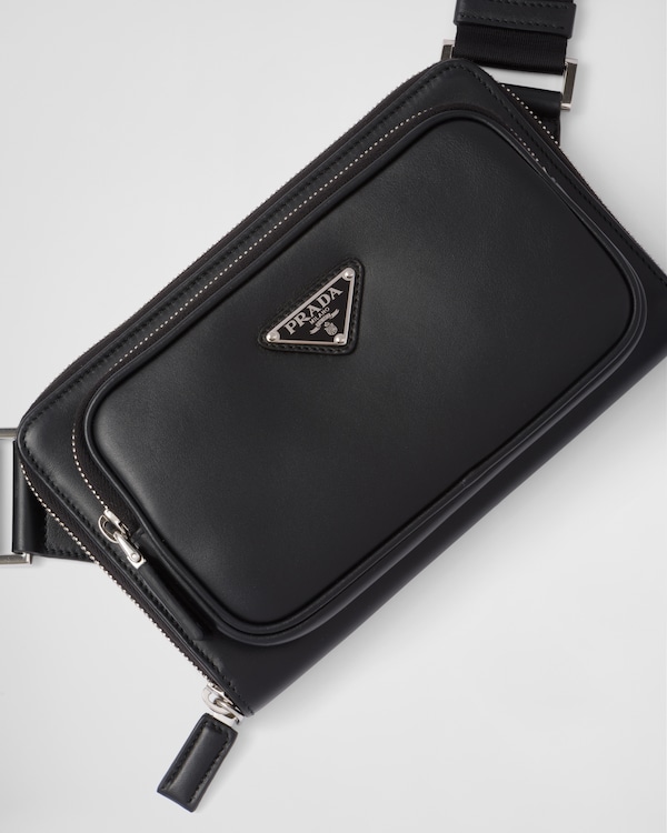 Black Leather Belt Bag PRADA